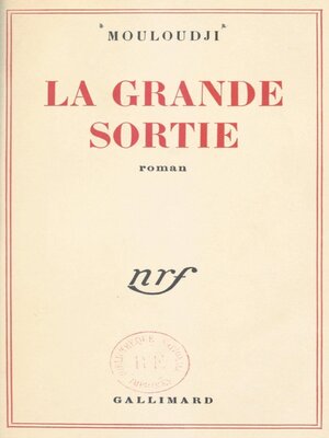 cover image of La grande sortie